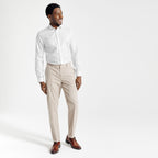 Chemise sans repassage slim en coton imprimée - 2