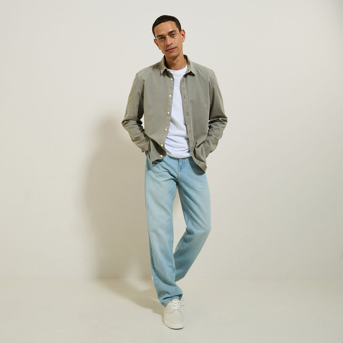 Chemise en coton TENCEL¿ Lyocell col boutonné - 2