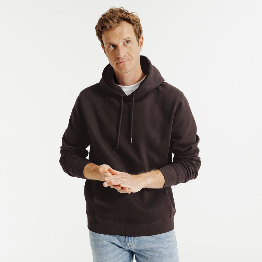 Sweat à capuche uni - 1