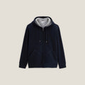 Sweat à capuche en maille zippé - 1