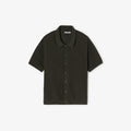 Chemise en maille jeux de points ouverts - 1