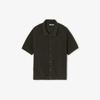 Chemise en maille jeux de points ouverts - 1
