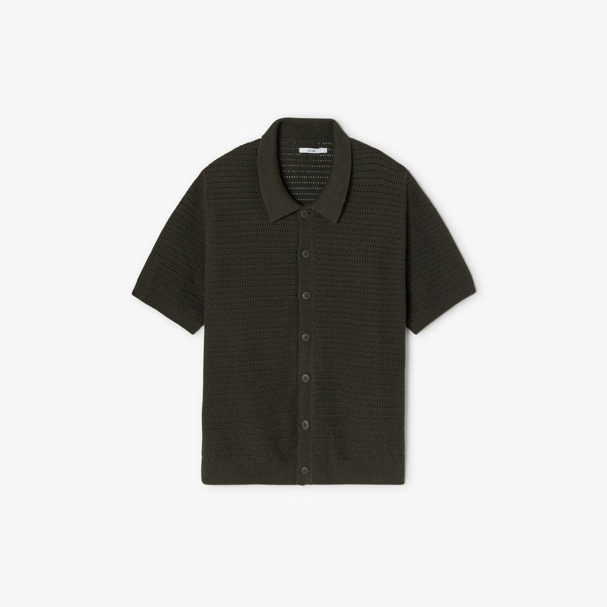 Chemise en maille jeux de points ouverts - 1