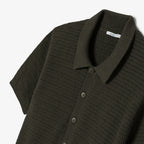 Chemise en maille jeux de points ouverts - 2