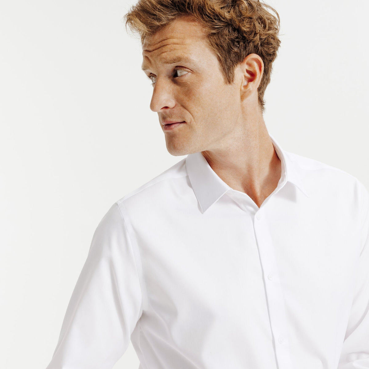 Chemise sans repassage en coton regular - 1