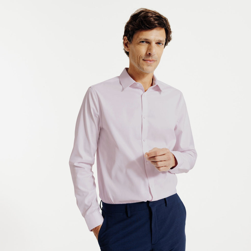 Chemise sans repassage en coton regular - 1