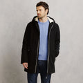 Parka longue à capuche doublée en sherpa - 1