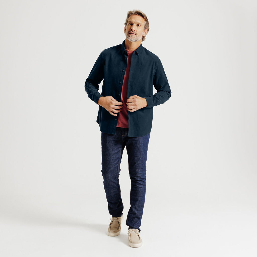 Chemise en velours regular - 2