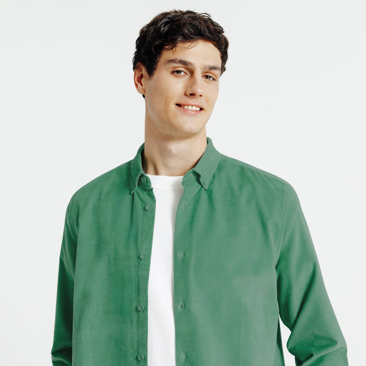 Chemise en velours regular - 1
