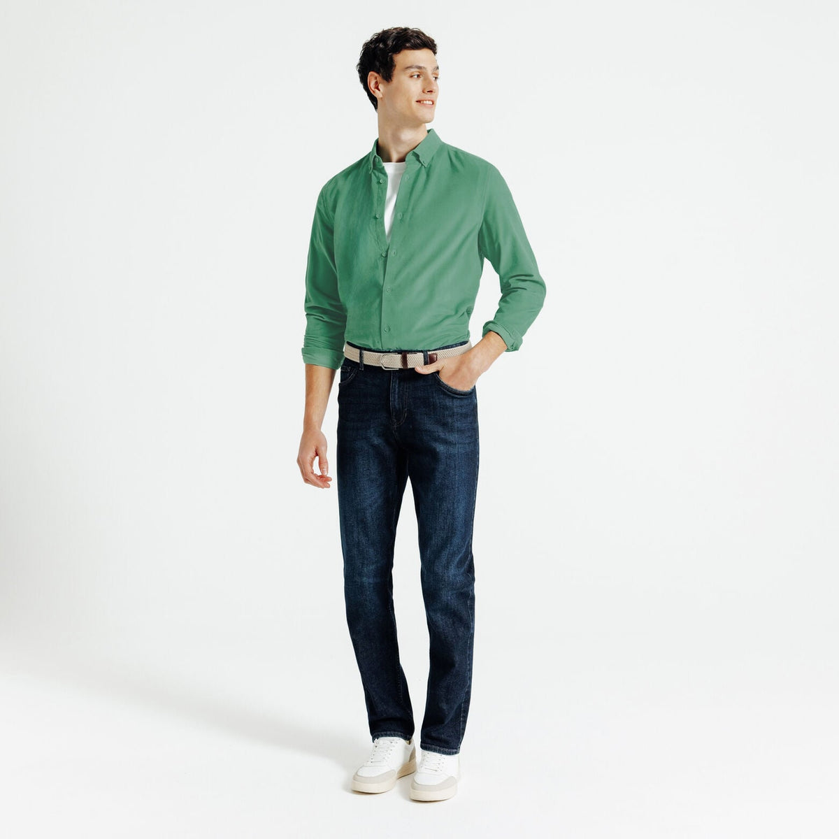 Chemise en velours regular - 2