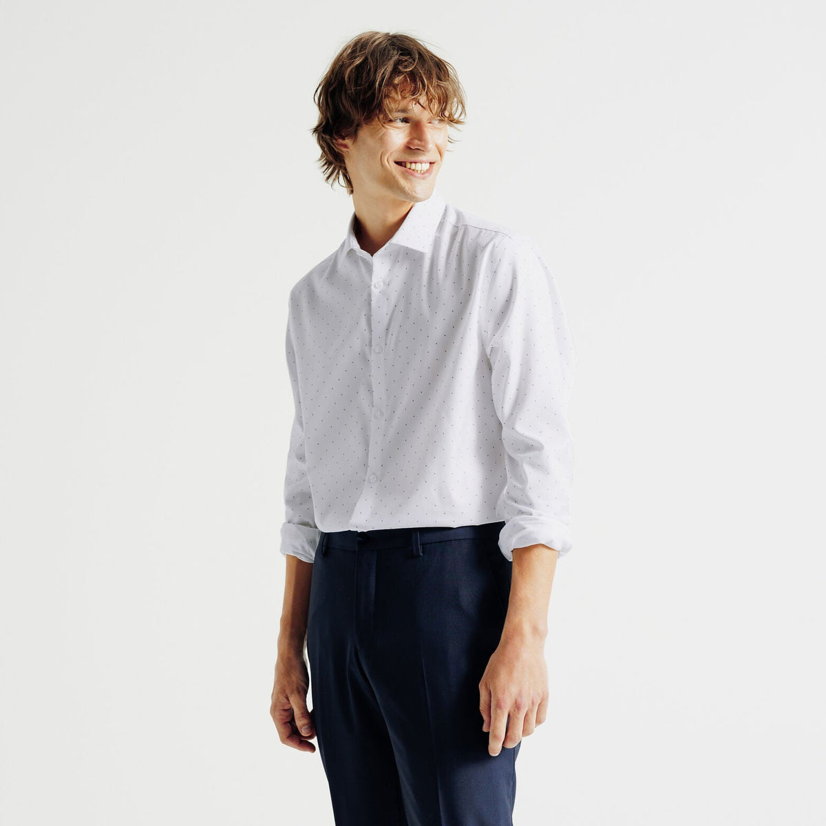 Chemise sans repassage imprimée regular - 1