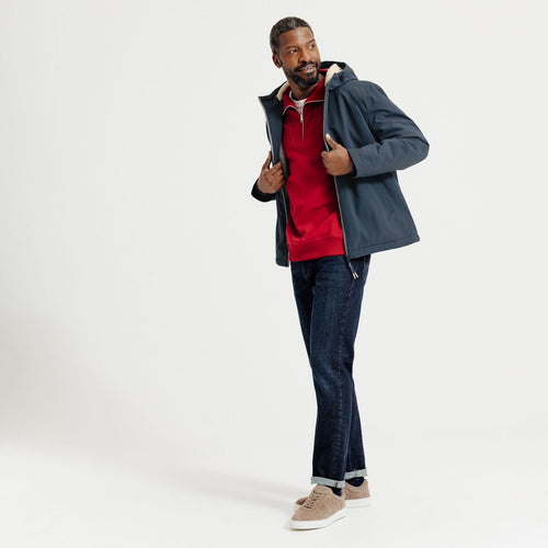 Blouson à capuche doublé en sherpa - 2