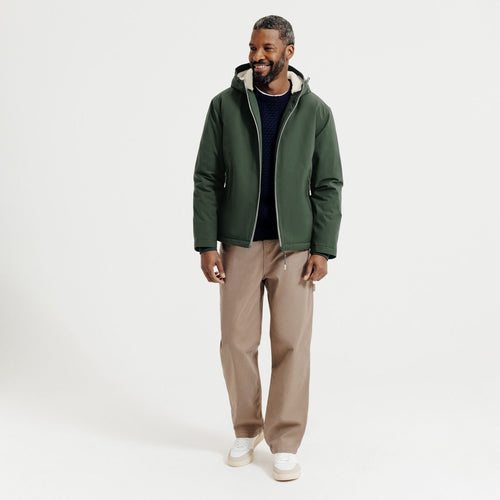 Blouson à capuche doublé en sherpa - 2