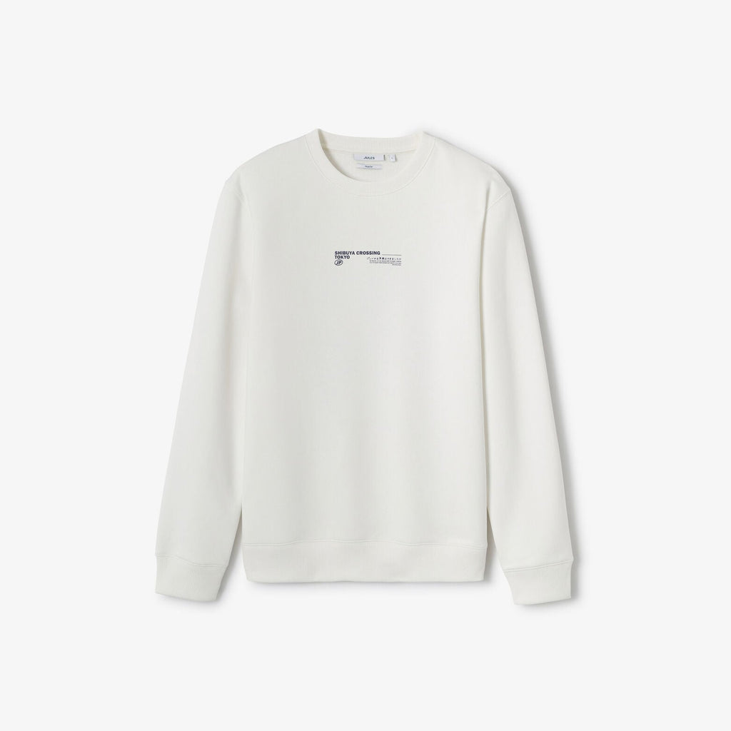 Sweat col rond animation devant dos - 1