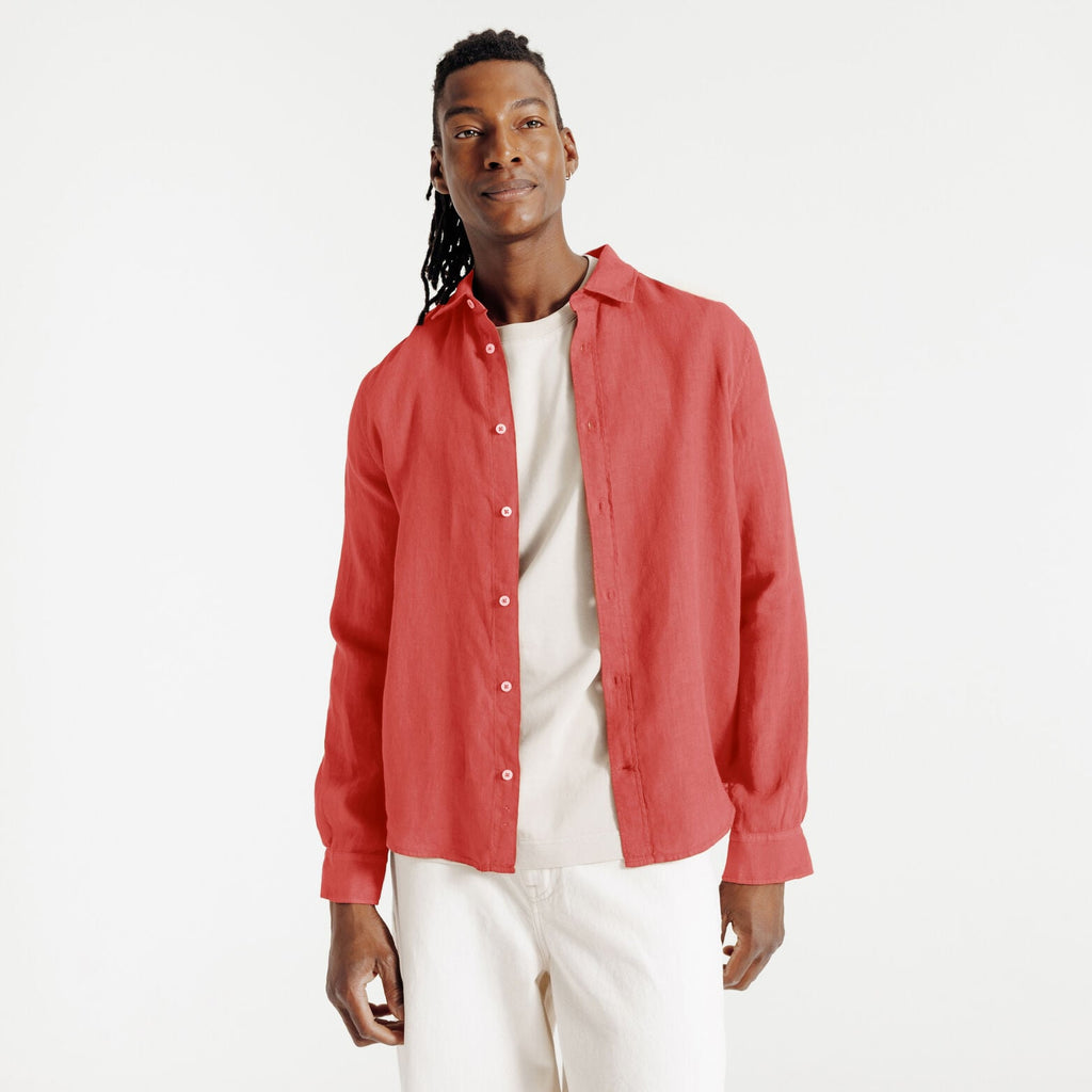 Chemise en lin regular - 1