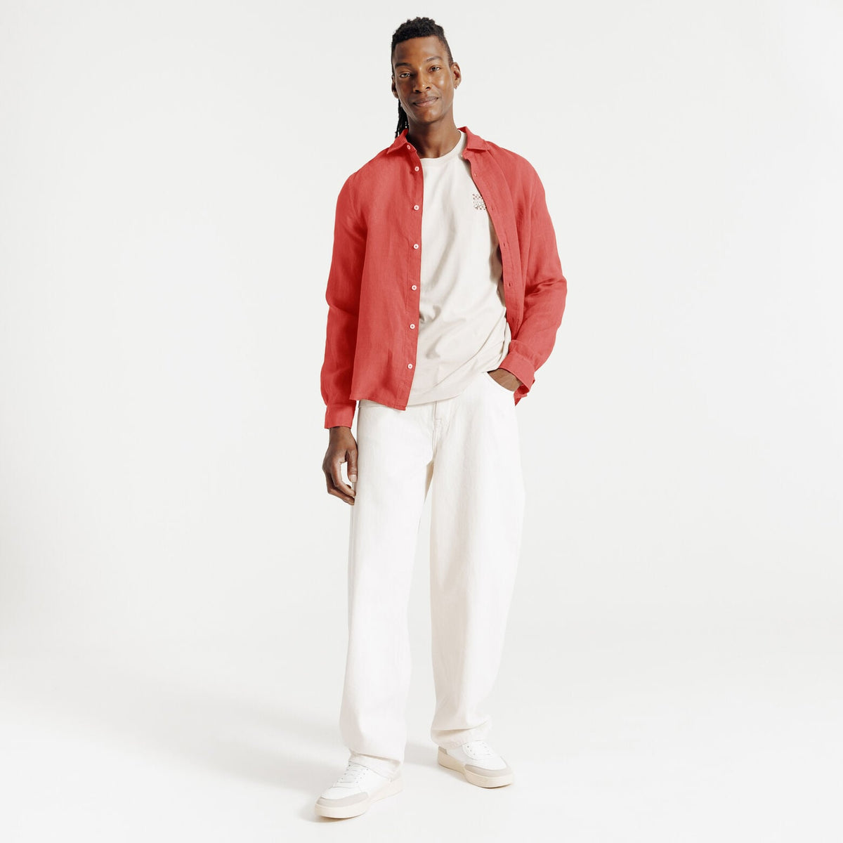 Chemise en lin regular - 2