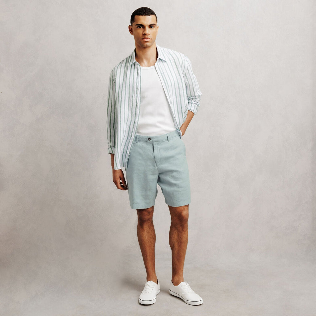 Bermuda chino 100% lin - 2