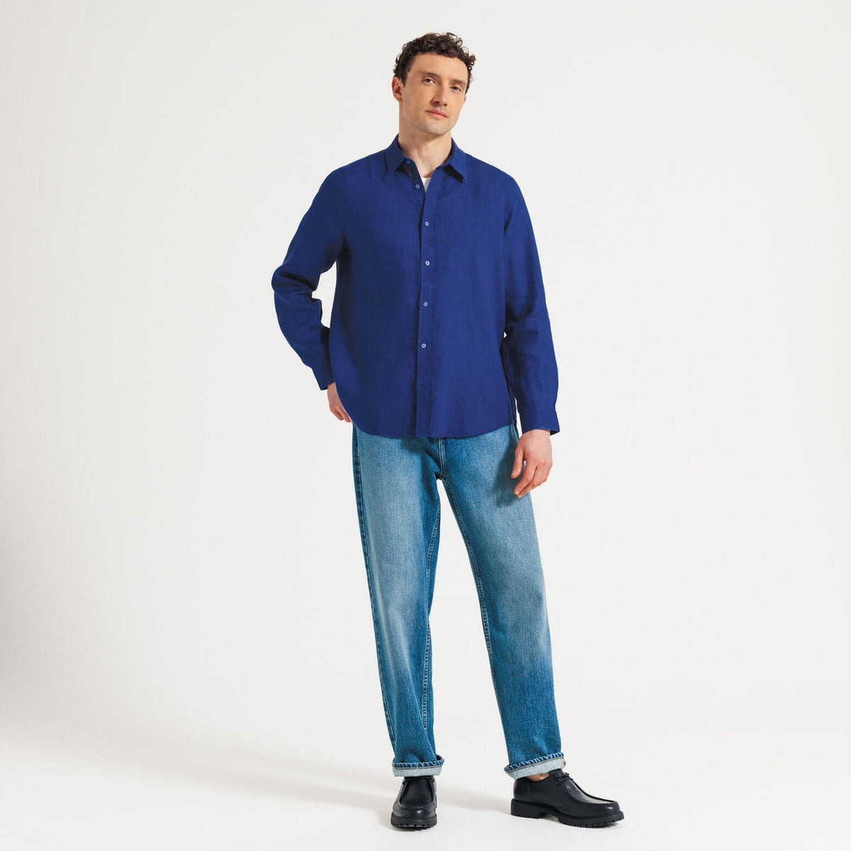Chemise 100% lin regular unie - 2