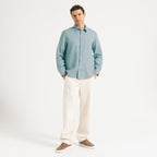 Chemise 100% lin regular unie - 2