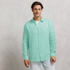 Chemise 100% lin regular unie - 1