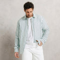 Chemise 100% lin rayée - 1