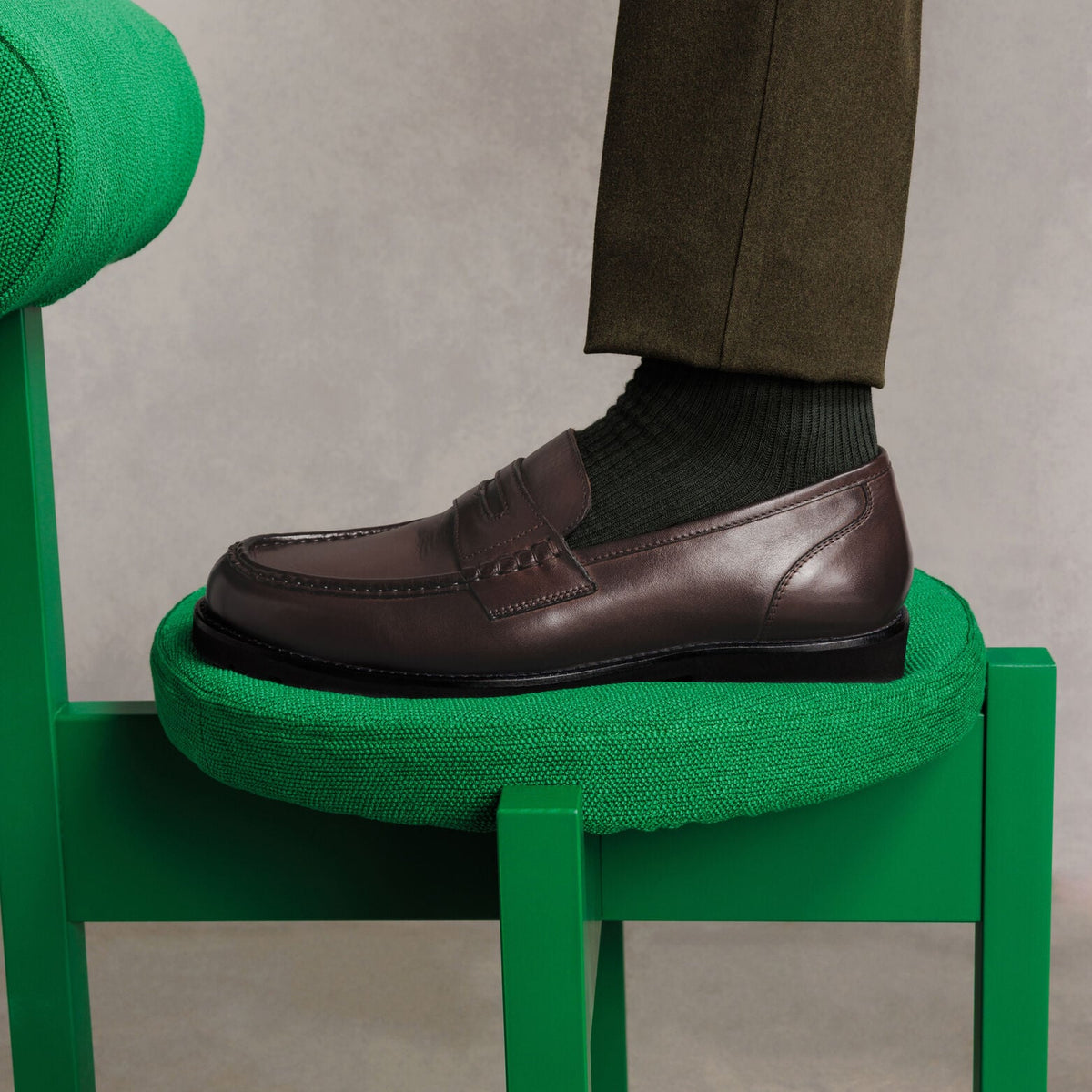 Mocassins en cuir - 1