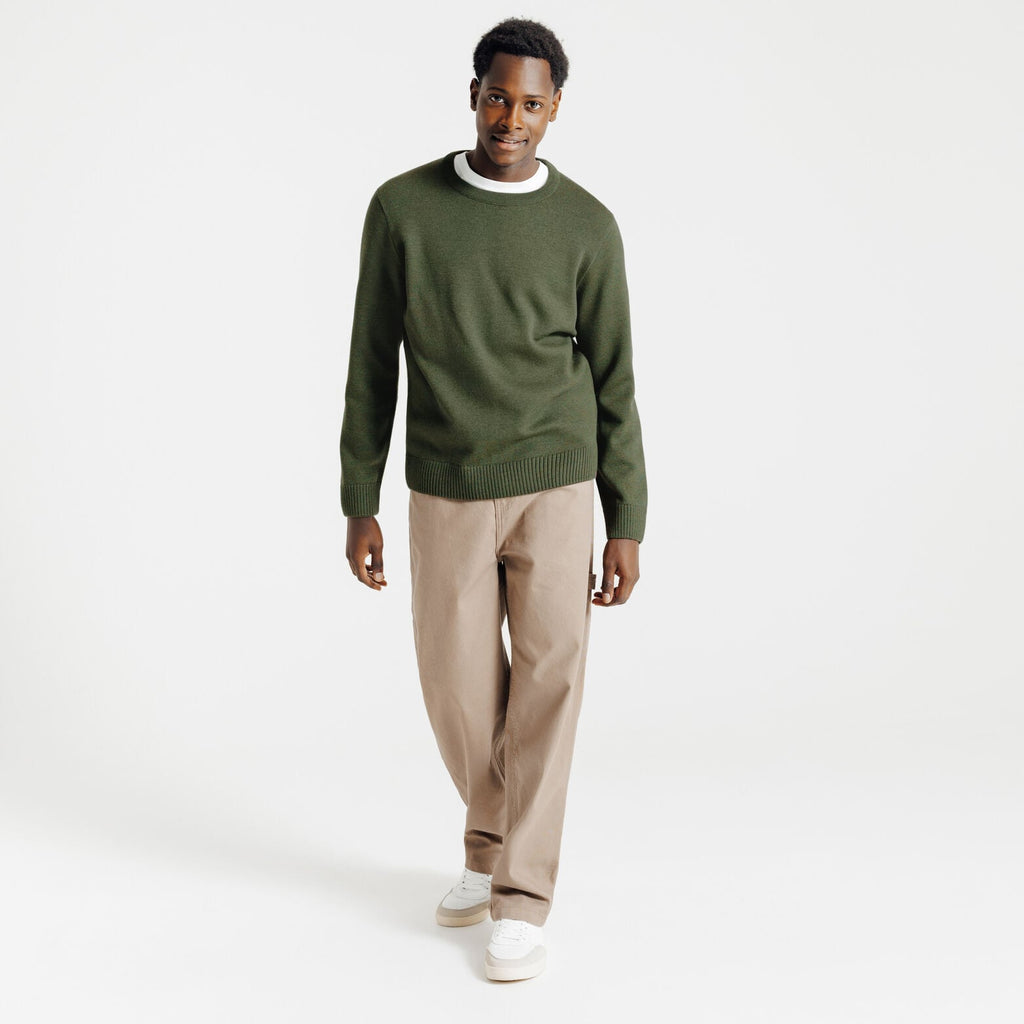 Pull laine col rond Made In France - 2
