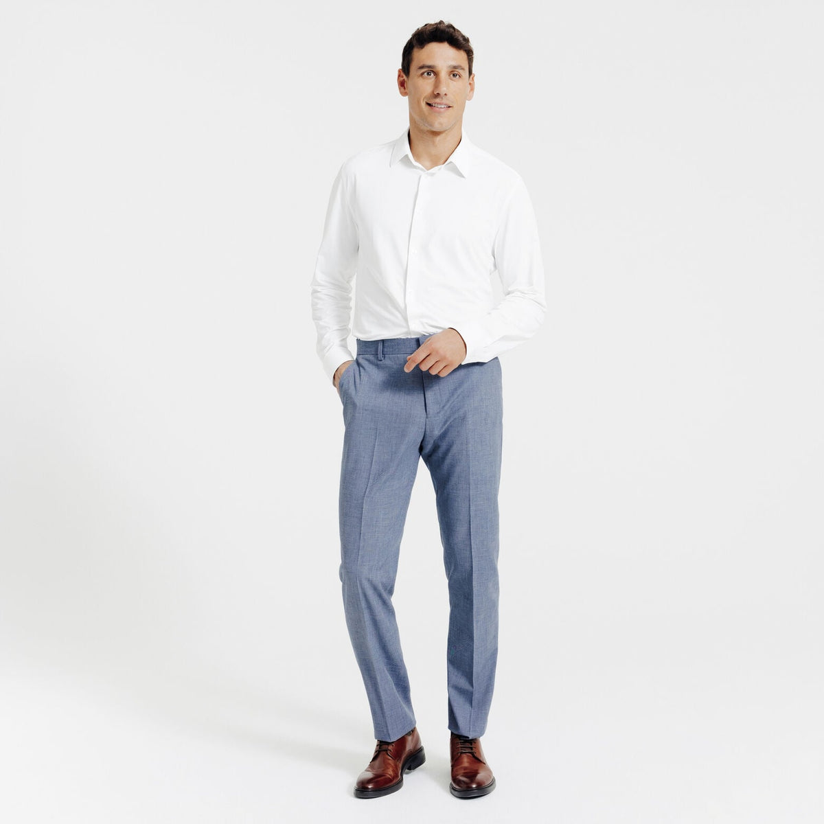 Chemise slim anti-odeur unie - 2