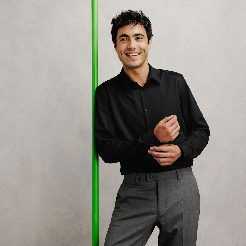 Chemise slim anti-odeur unie - 1