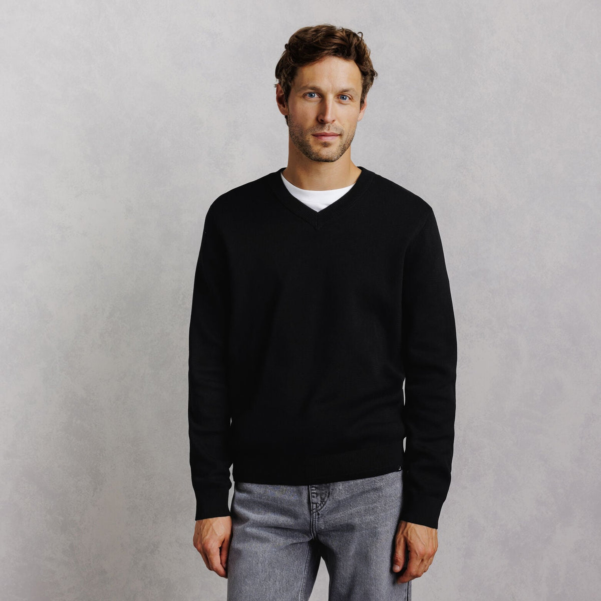 Pull col v  le parfait by JULES  - 1