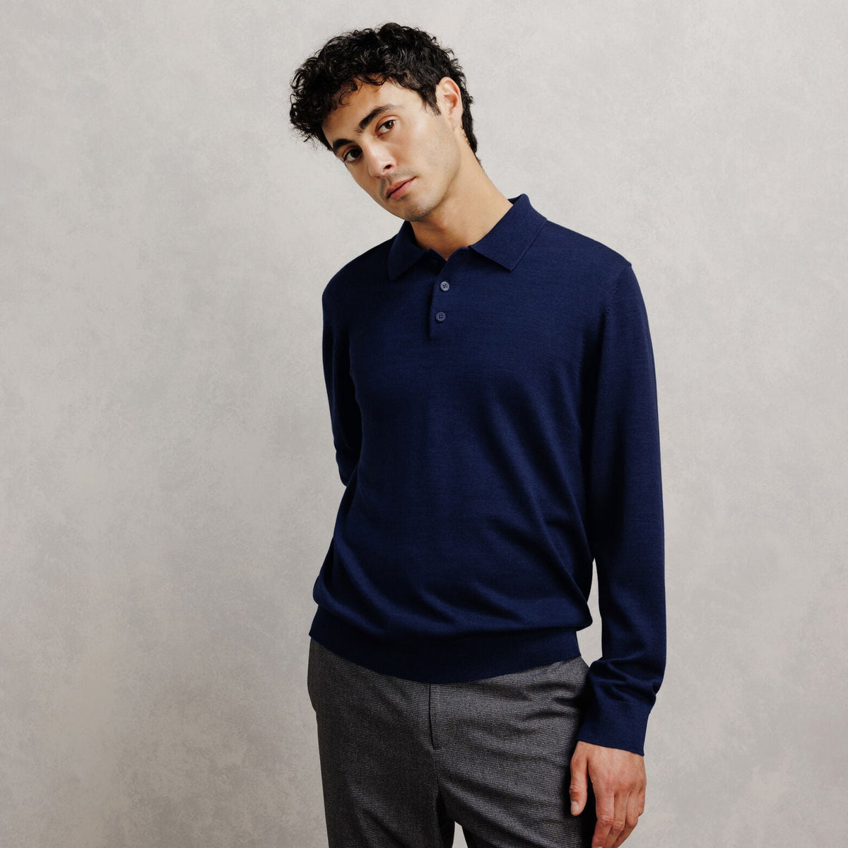 Polo en maille 100% mérinos - 1