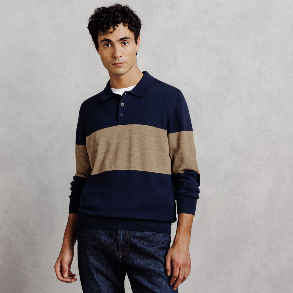 Polo en maille 100% mérinos - 1