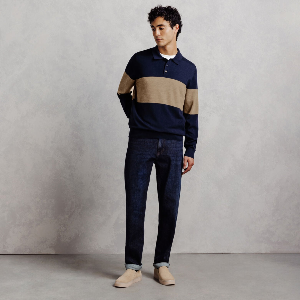 Polo en maille 100% mérinos - 2