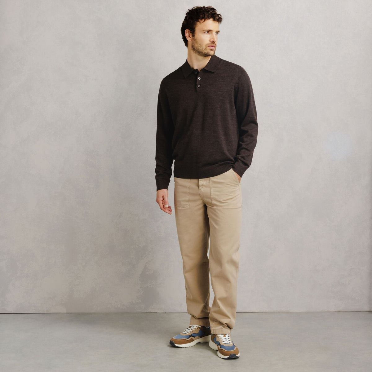 Polo en maille 100% mérinos - 2