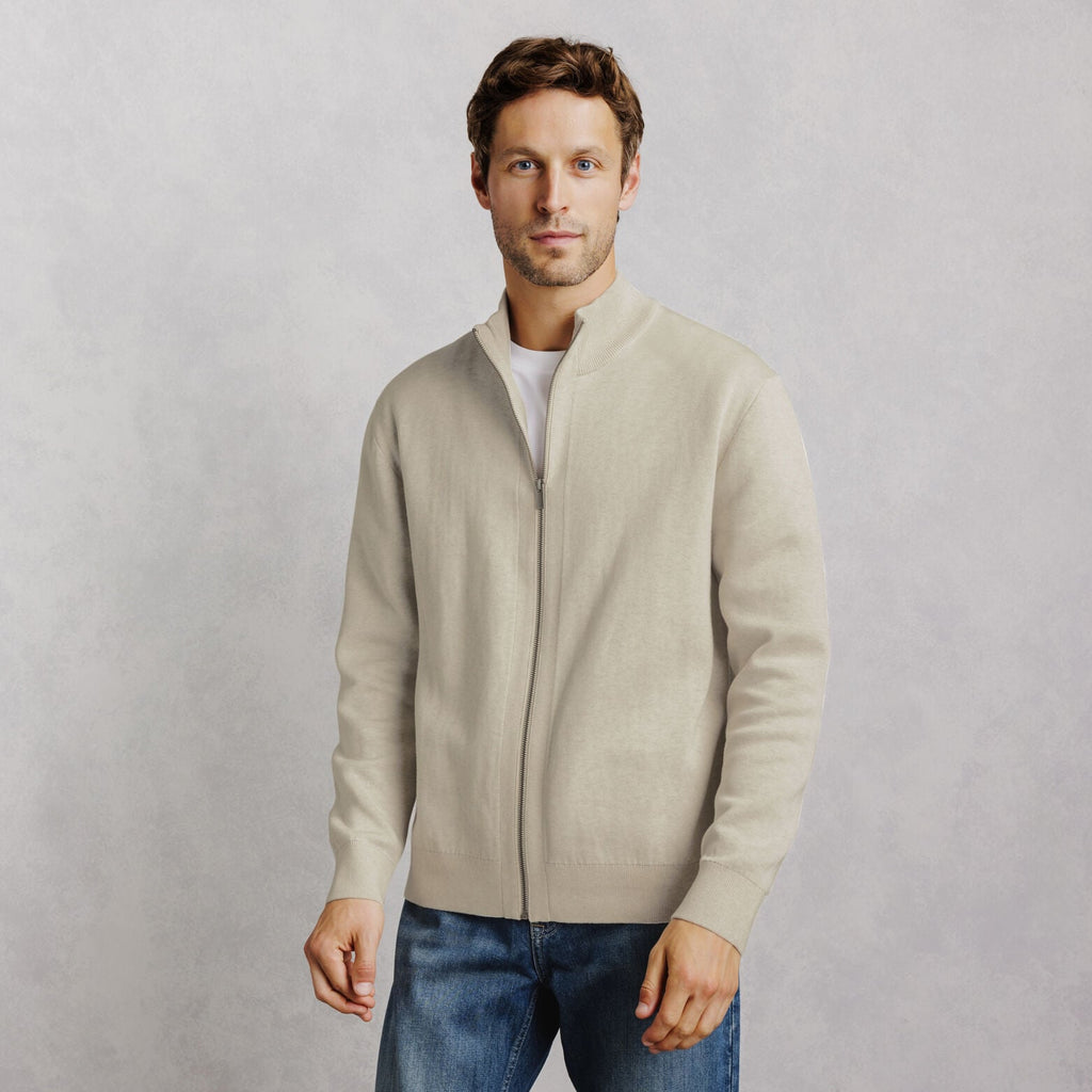 Gilet zippé col montant - 1