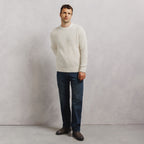 Pull col rond point fantaisie en chenille - 2
