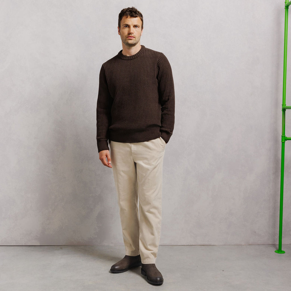 Pull col rond point fantaisie en chenille - 2