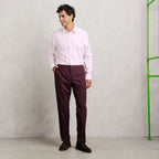 Chemise 100% coton slim sans repassage texturée - 2