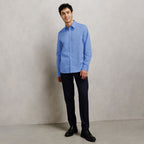 Chemise 100% coton slim unie - 2