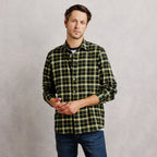Chemise regular col français à carreaux - 1