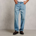 Jean loose RE-JEAN délavé 100% coton - 1