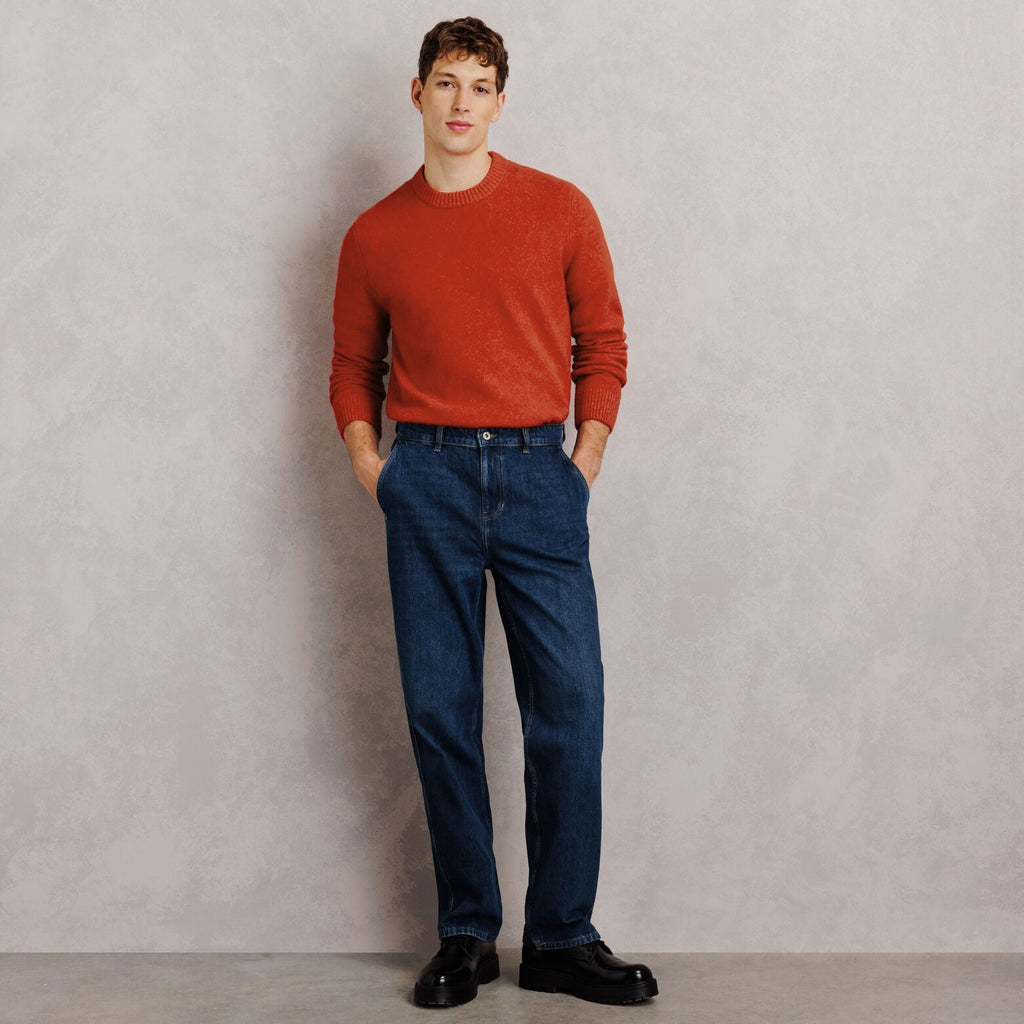 Jean baggy RE-JEAN délavé 100% coton - 2