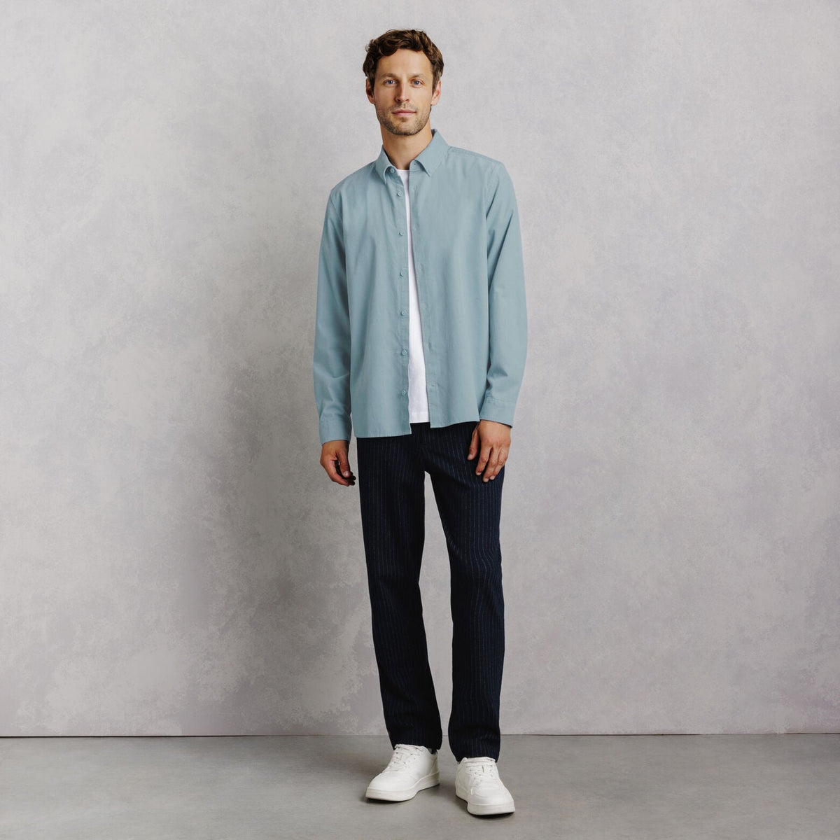 Chemise en velours côtelé unie - 2