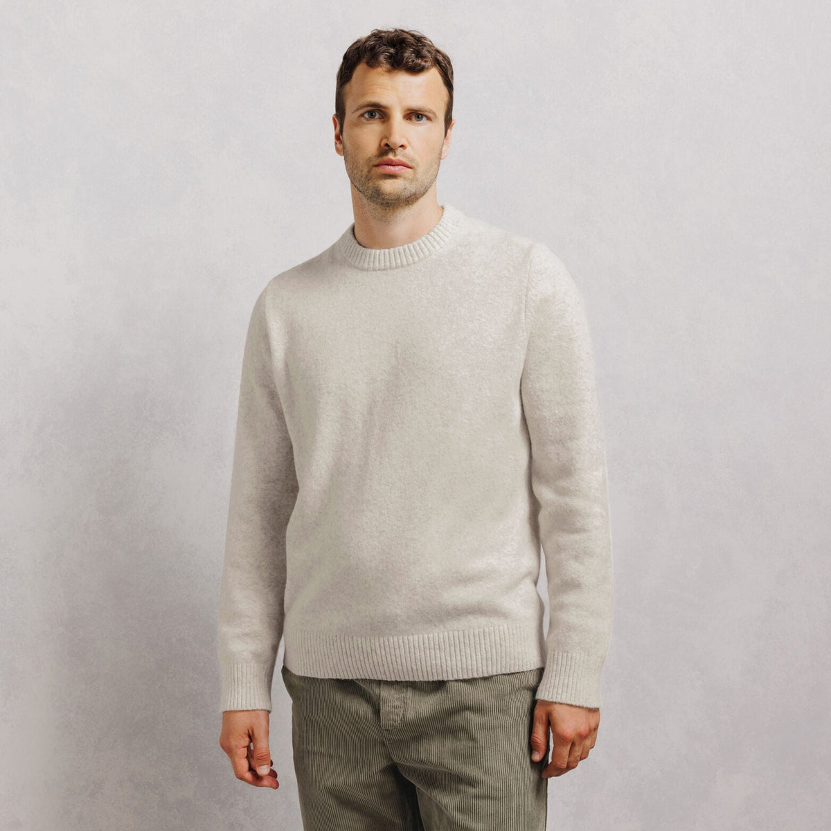Pull col rond mousseux - 1