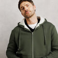 Sweat à capuche zippé doublé sherpa - 1