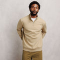 Sweat col montant zippé molleton uni - 1