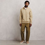 Sweat col montant zippé molleton uni - 2