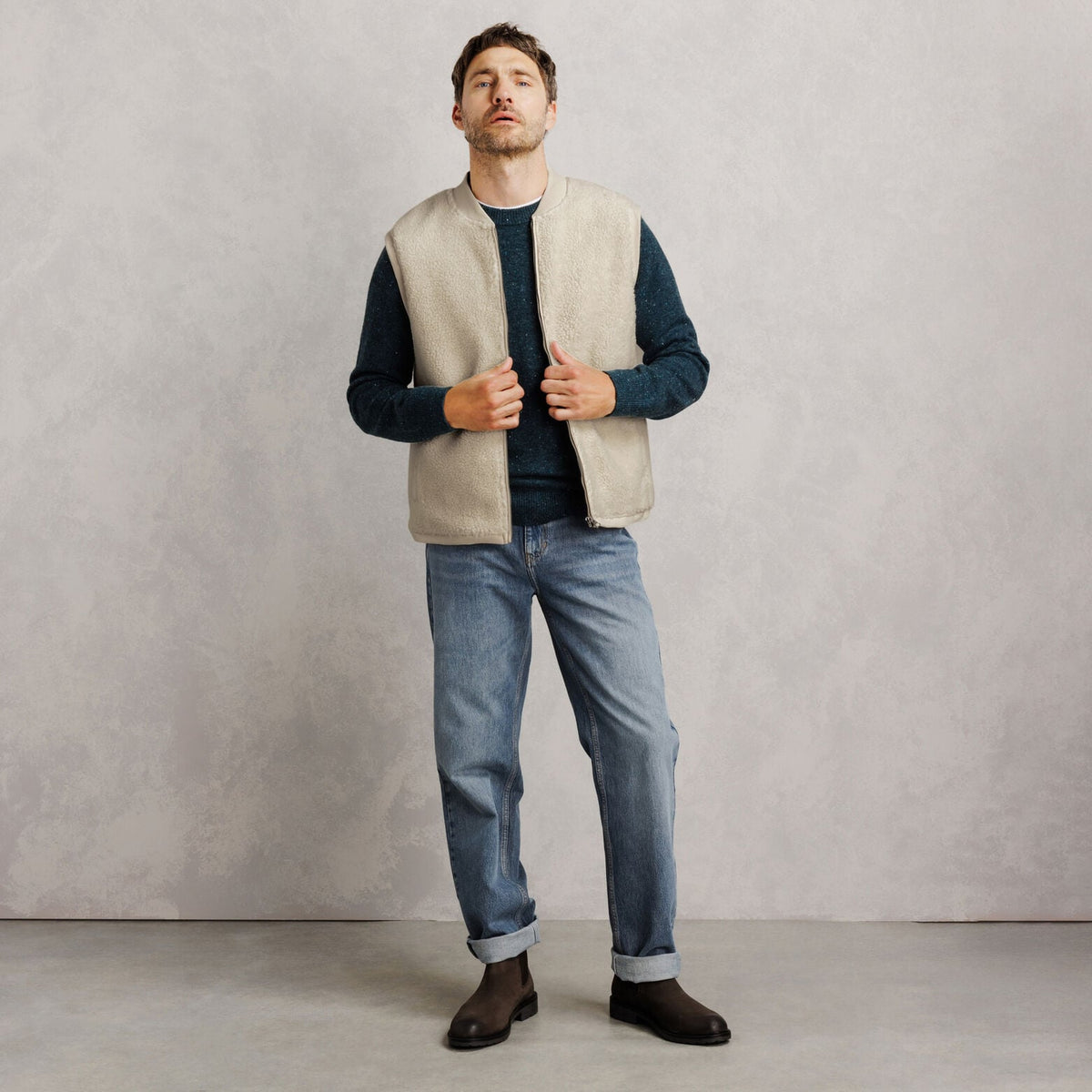 Sweat sans manches sherpa - 2
