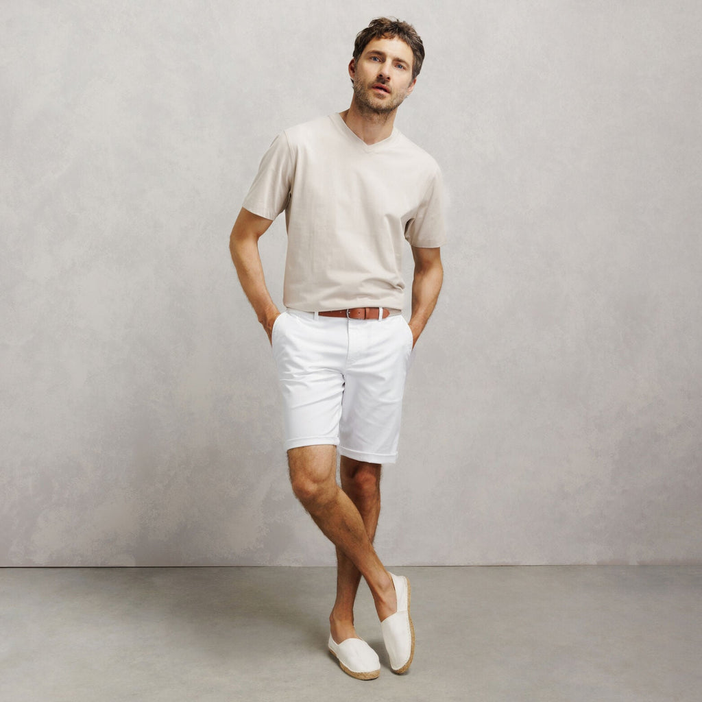 Bermuda chino slim à ceinture uni - 2