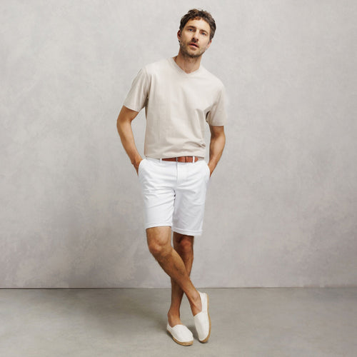Bermuda chino slim à ceinture uni - 2